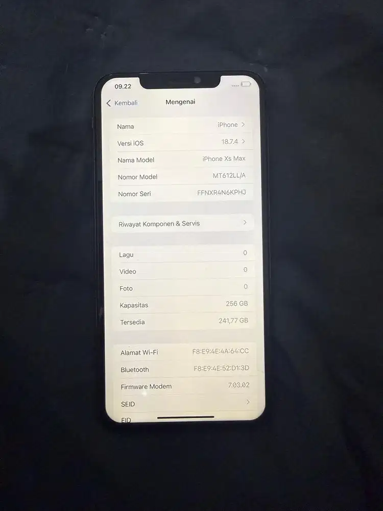 Iphone xs max 256 GB All operator