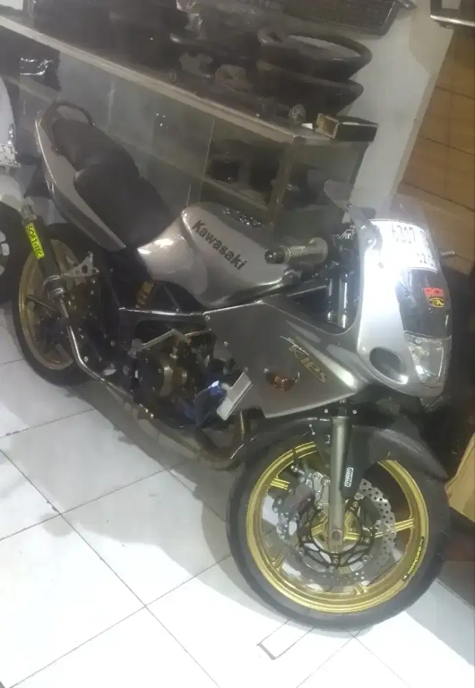 Ninja rr cbu silver 2003 dan hitam pro arm sp