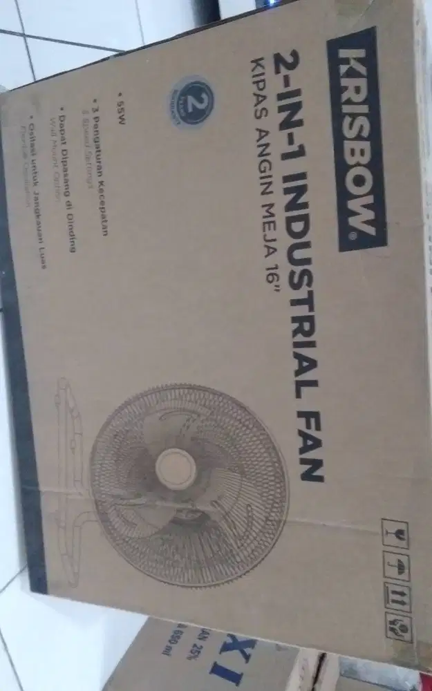 Kipas angin komersil 16 invh 55 watt