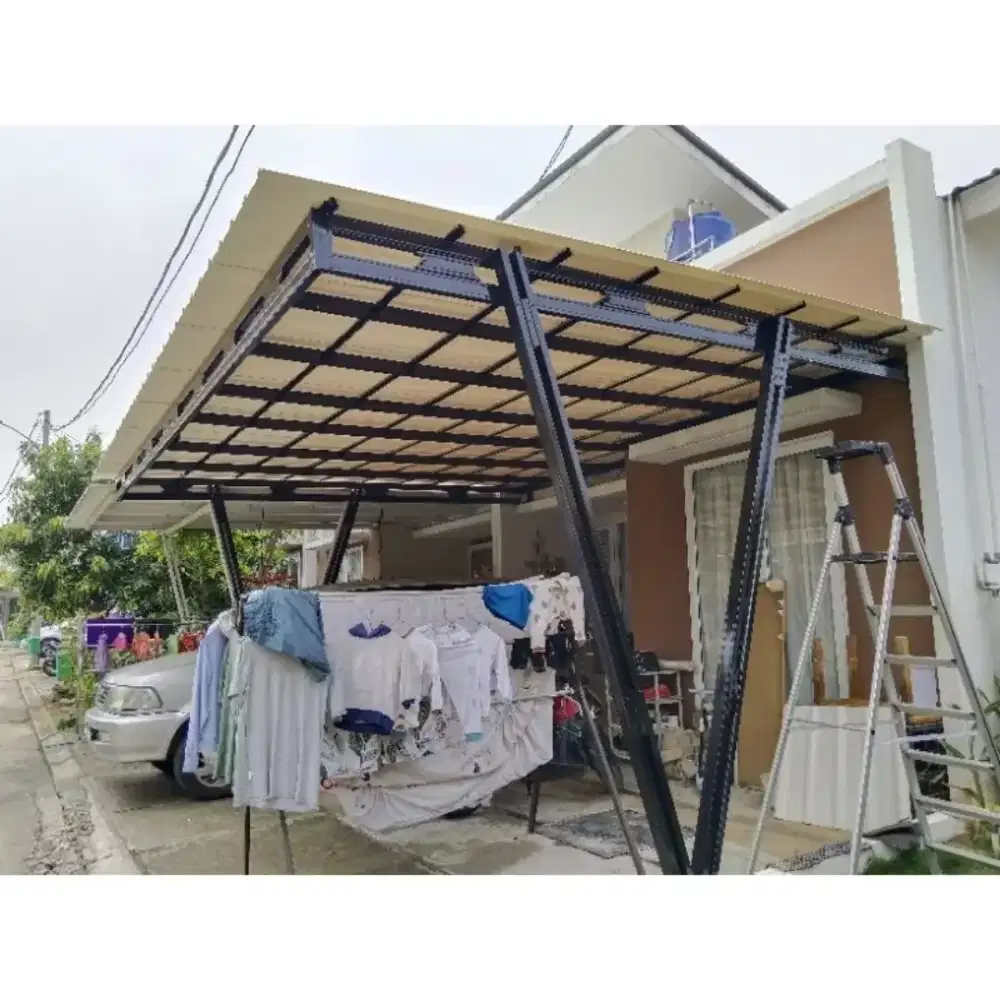 Kanopi teras atap upvc alderon rs 1.2mm dingin