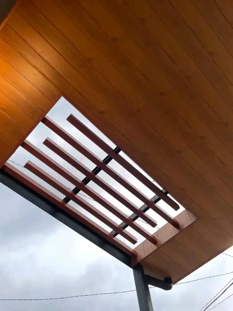 Kanopi plafon pvc terpasang