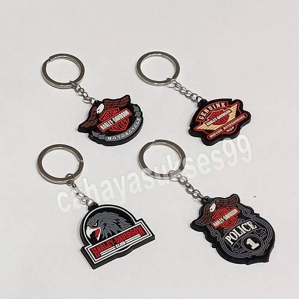 Gantungan Kunci Motor Harley Keychain Aksesoris Souvenir Ganci New
