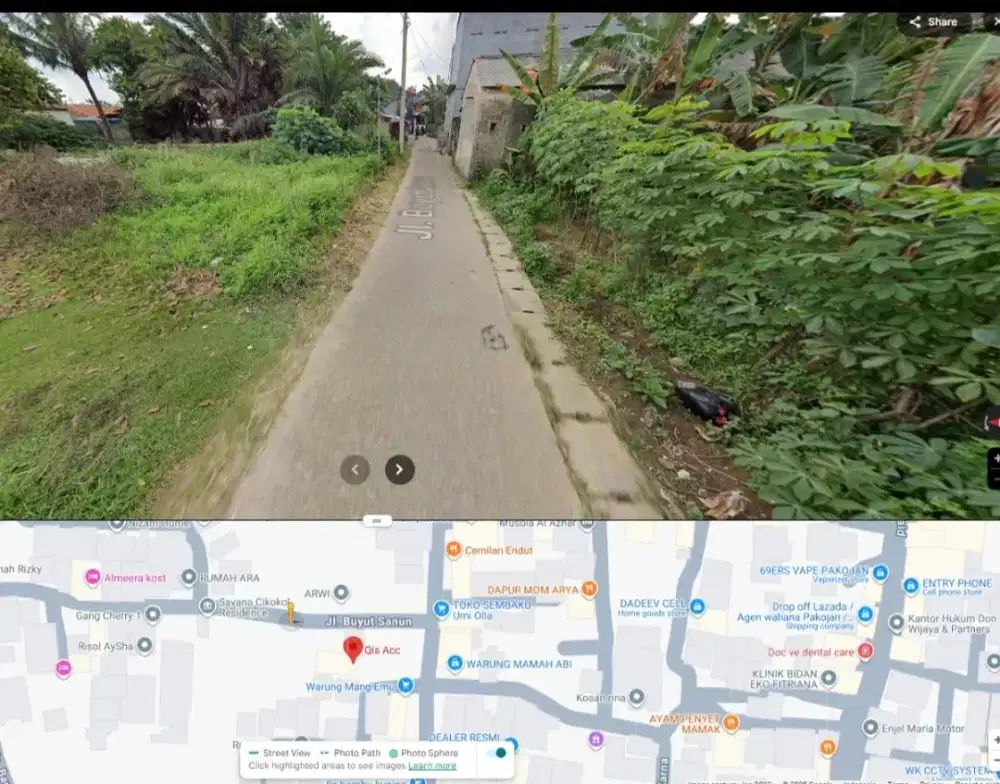 Dijual tanah tengah kota tangerang