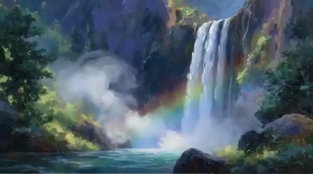 Lukisan karya seni alam