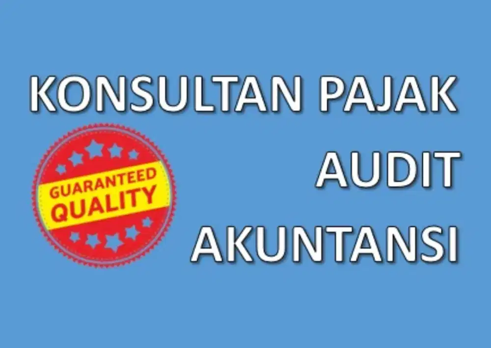 Konsultan Pajak, Audit dan Akuntansi (Pembukuan)