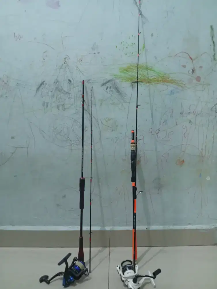 Jual Cepat 2 paket mancing lengkap 600 ribu