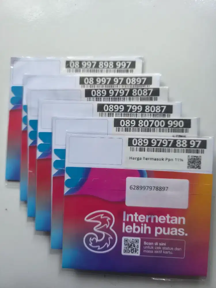 Nomor Cantik Tri 11 Angka