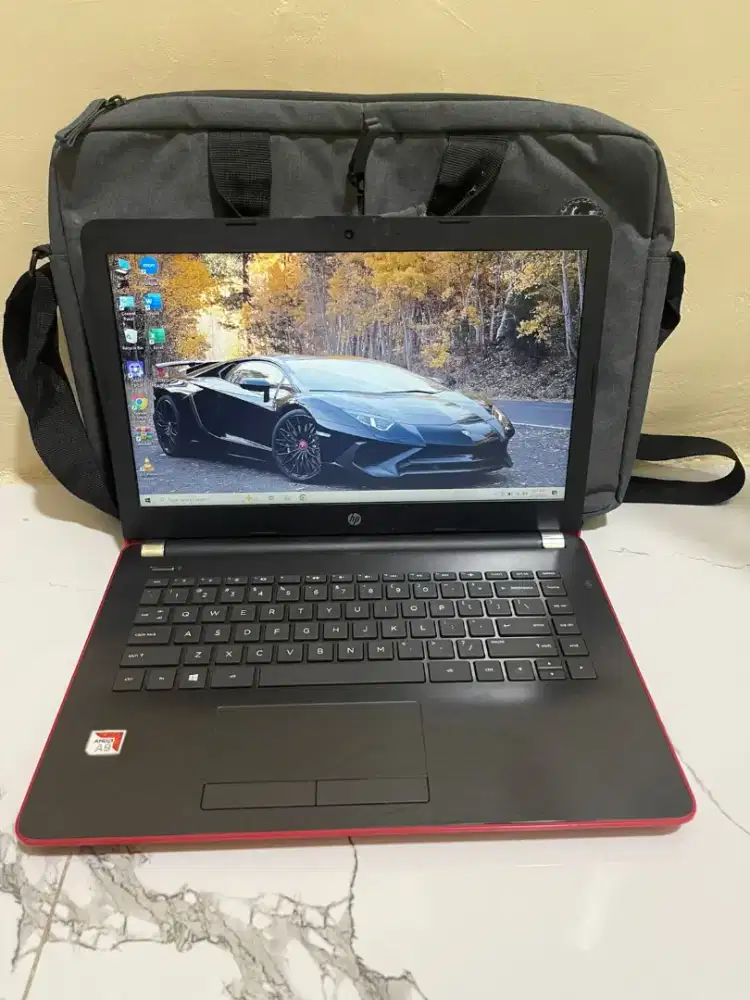 Jual Laptop HP 14-bw0xx slim AMD A9 Siap Pakai Fullset!