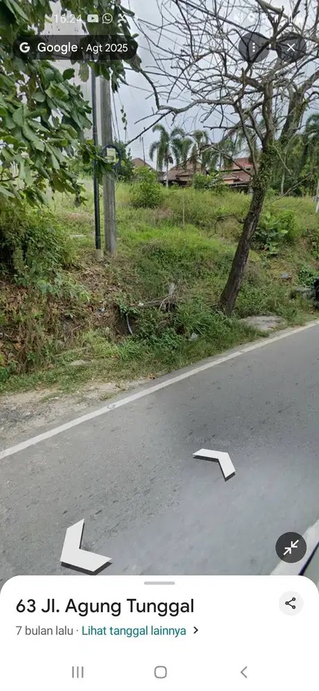 Di jual tanah di jl agung tunggal balikpapan