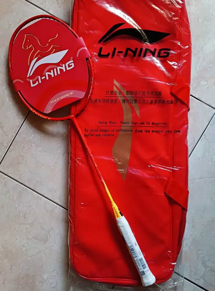 Raket Badminton Lining Axforce Cannon Pro CNY Horse 5U (Yonex Victor)