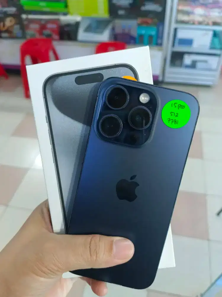IPHONE 15 PRO 512GB SECOND INDO