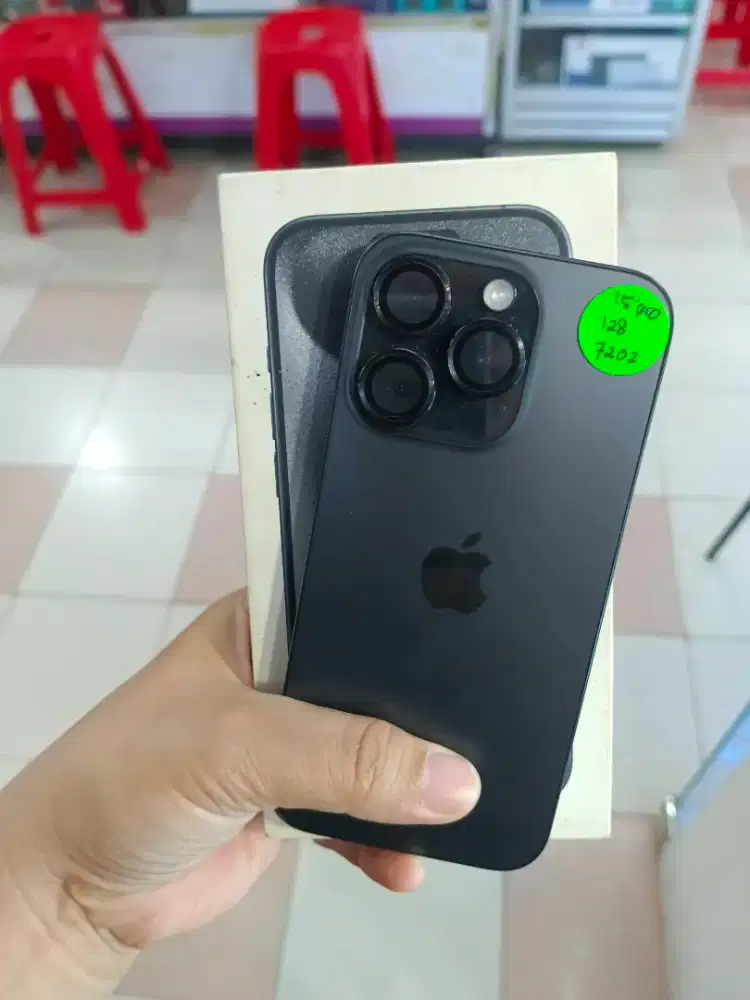 IPHONE 15 PRO 128GB SECOND INDO