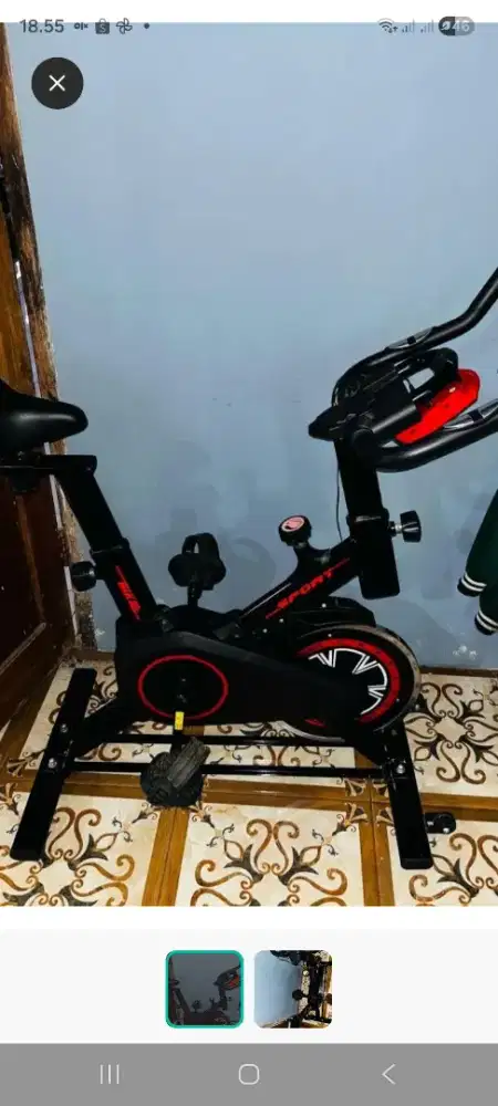 Spinning bike alat olahraga
