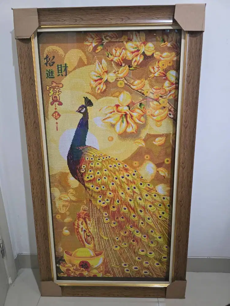 Diamond Painting 5D Kristal Motif Burung Merak