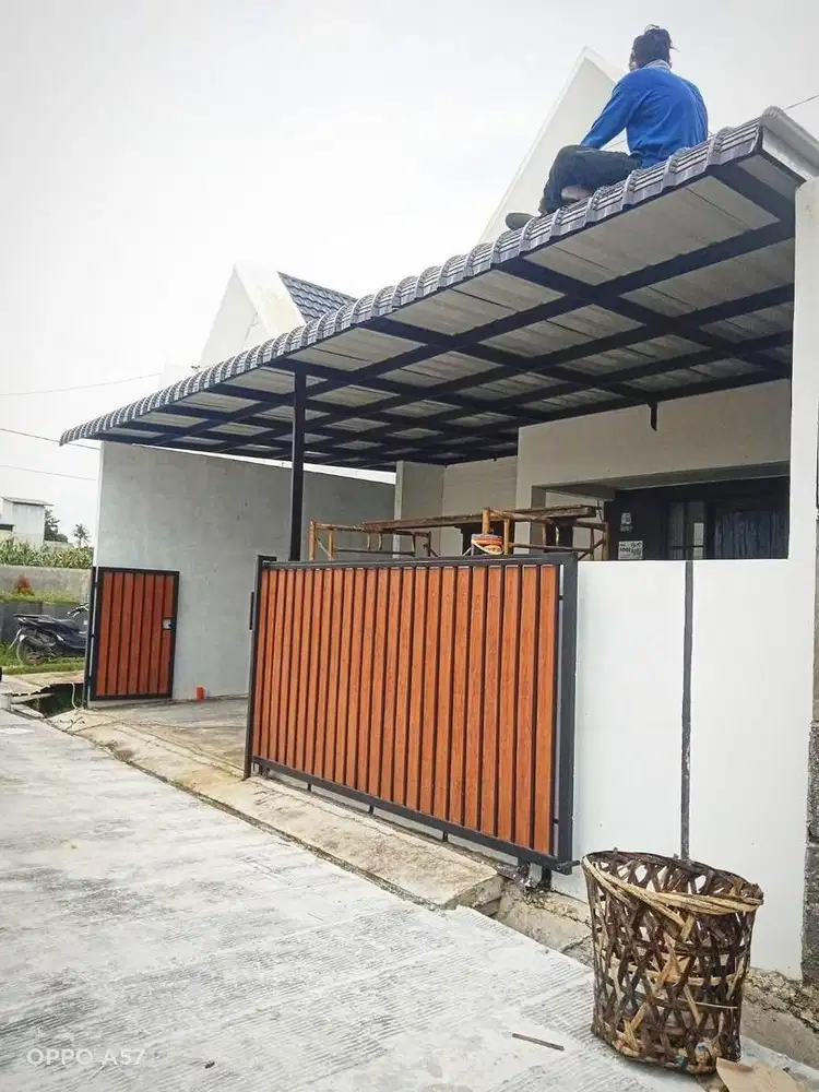 Kanopi atap sepandek rangka hollo 30x90