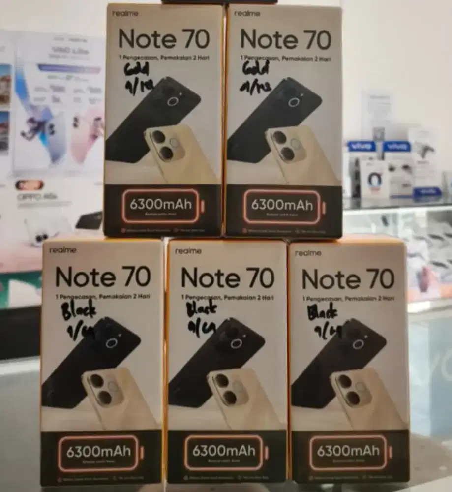 Realme Note 70 4/64 - 4/128 BNIB Garansi Resmi Indonesia