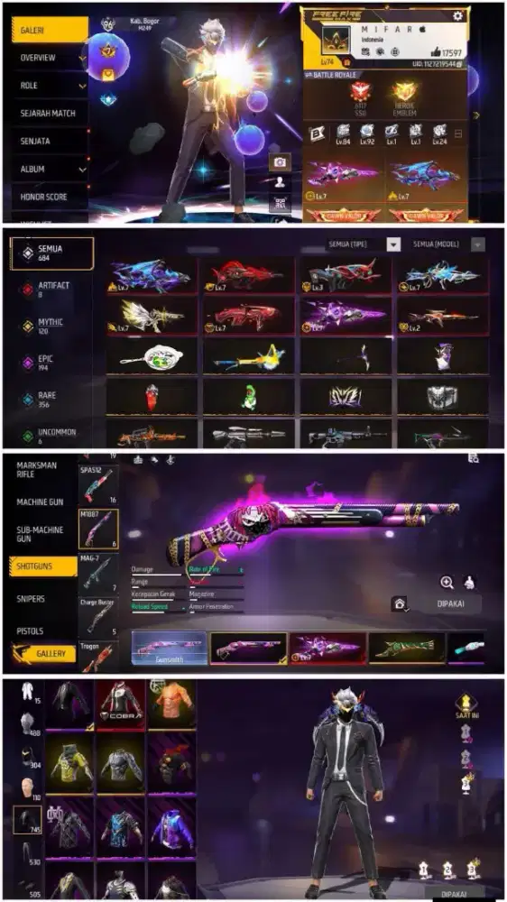 yg mau beli akun free fire terpercaya silahkan hub akun ini