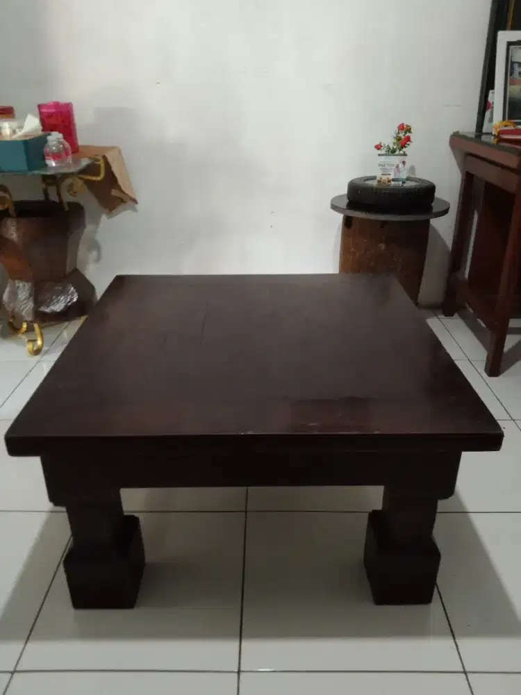 Jual murah meja antik kayu jati