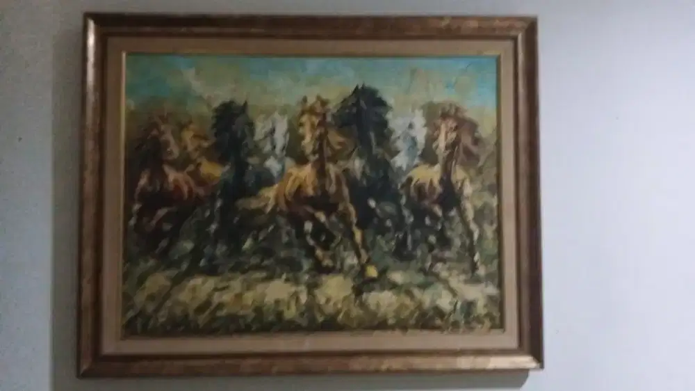 Lukisan Kuda Ukuran Besar – Elegan & Berkelas untuk Dekorasi Rumah