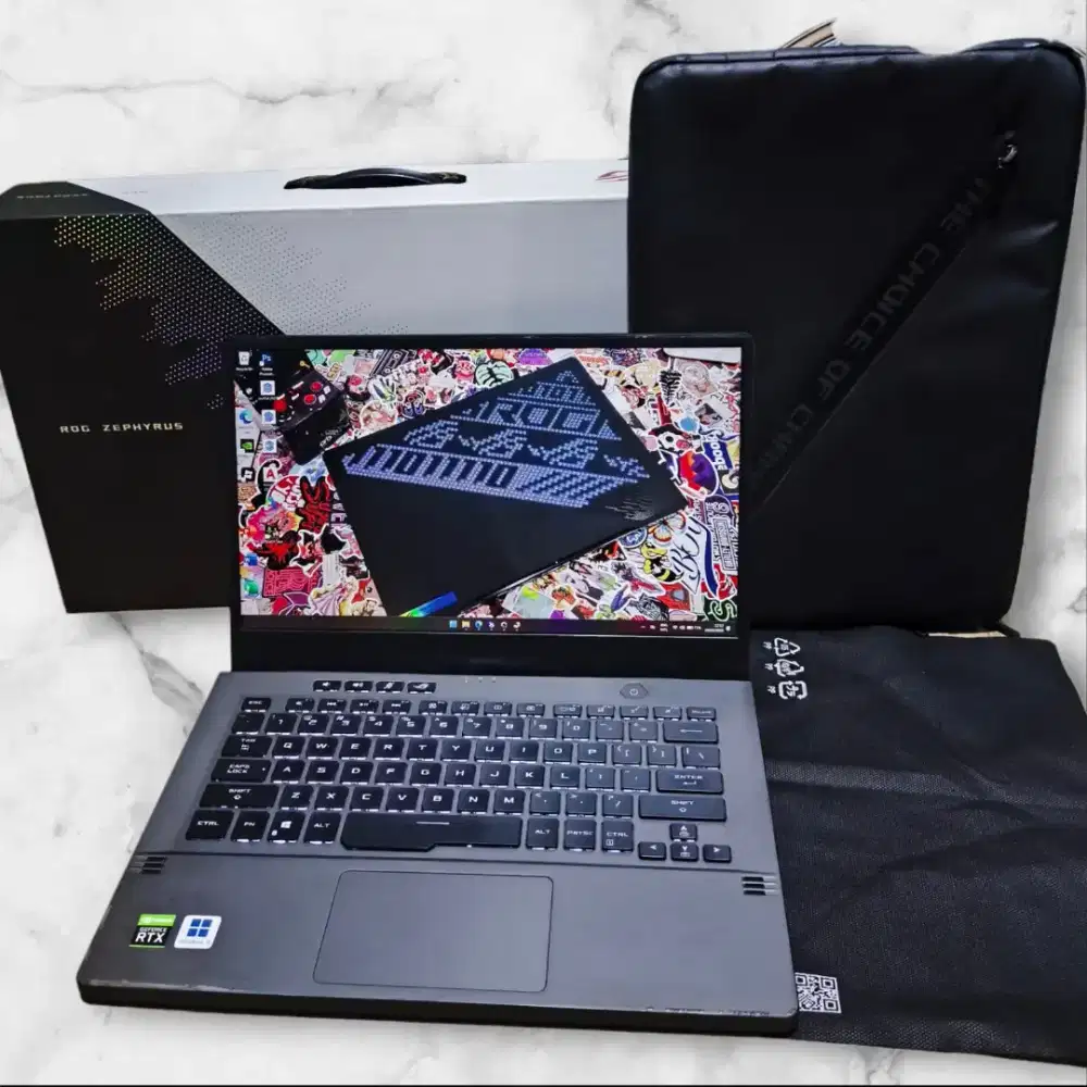 ASUS ZEPHYRUS ANIMATRIX RYZEN 9 FULLSETBOX [RAM 16GB SSD 1TB RTX 2060]