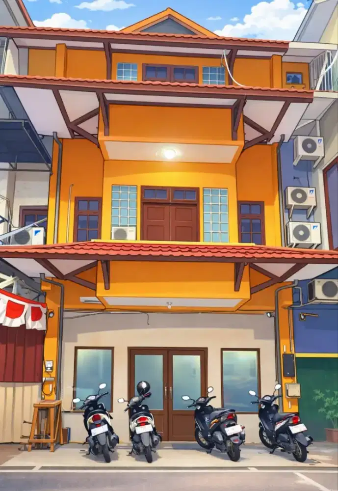 Peluang Usaha Siap Jalan & disewakan Ruko 3 Lantai