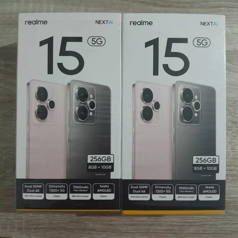 Realme 15 5G 8/256gb second garansi resmi mulus termurah di Bandung