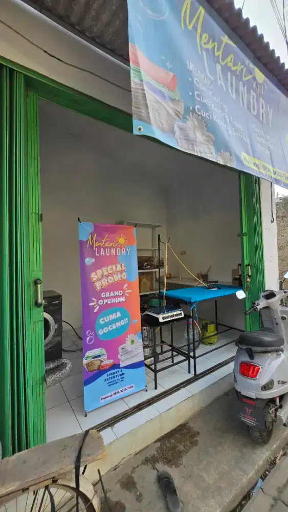 PAKET LAUNDRY LENGKAP TINGGAL BUKA