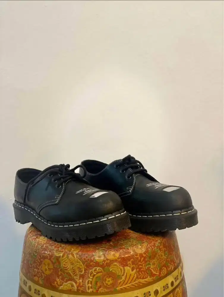 Docmart 1461 ST Black overdrive 3 hole rare limited edition dr martens