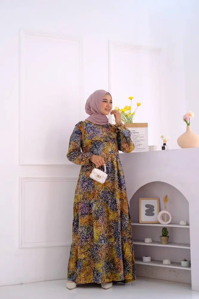 Gamis Batik Super Solo Asli