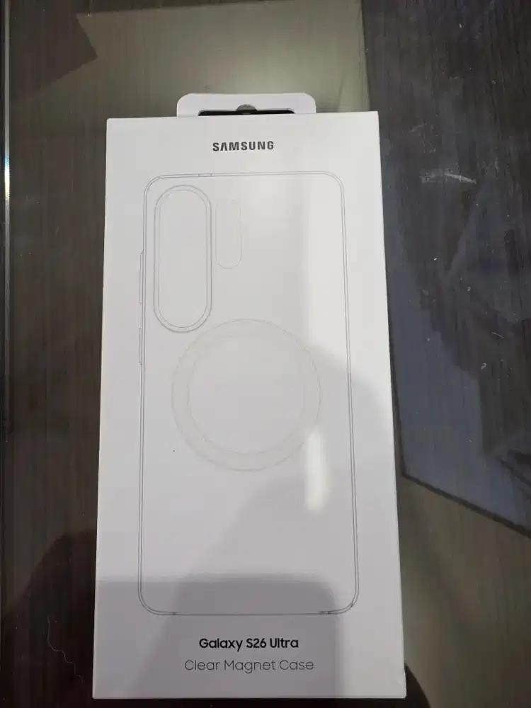 Casing samsung s26 ultra clear magnet case