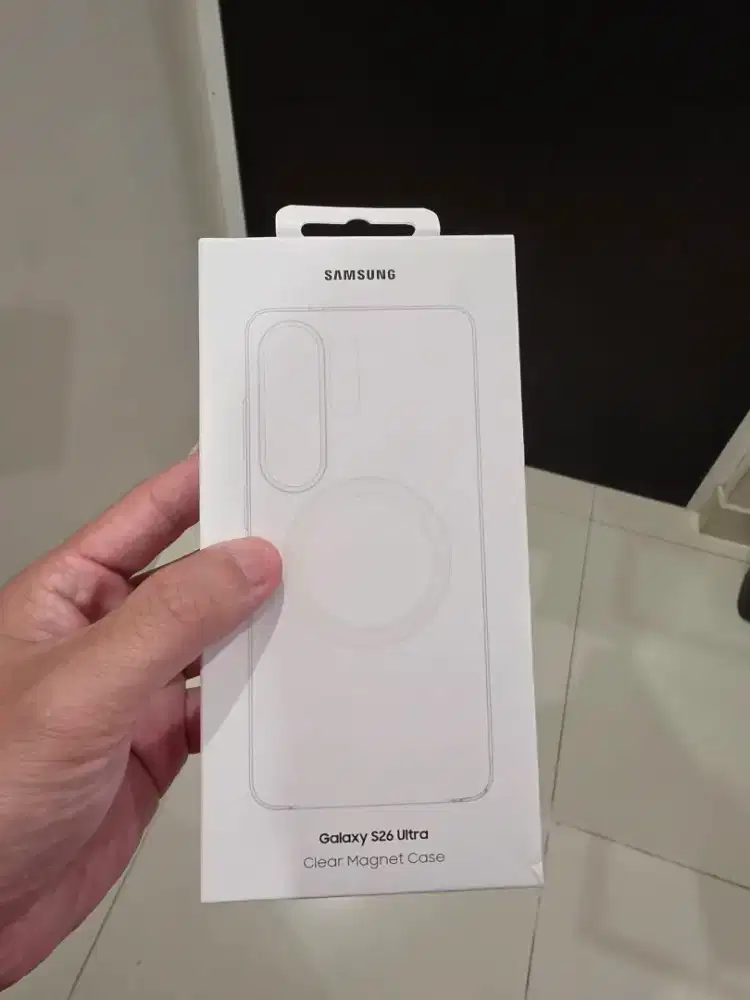 Casing samsung s26 ultra clear magnetic case