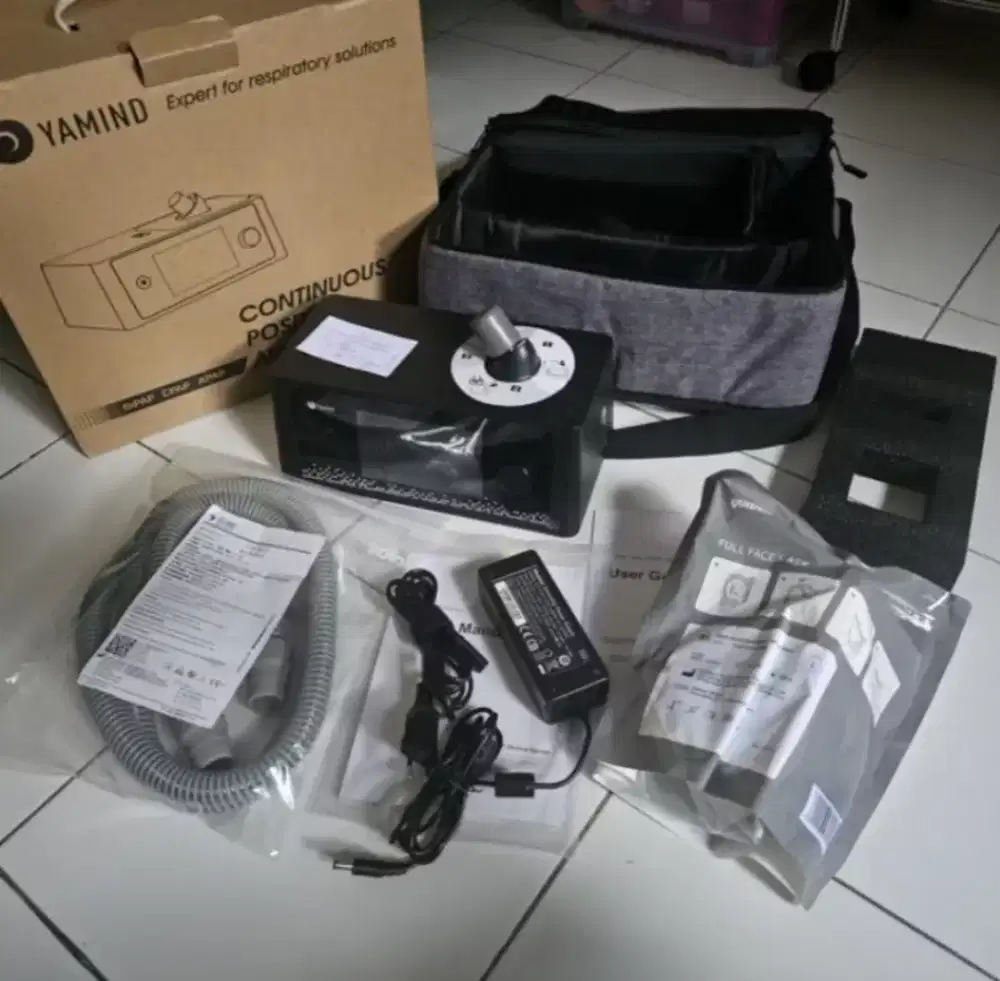 Mesin nafas sleep apnea ngorok  Yamind CPAP BIPAP ventilator DM28