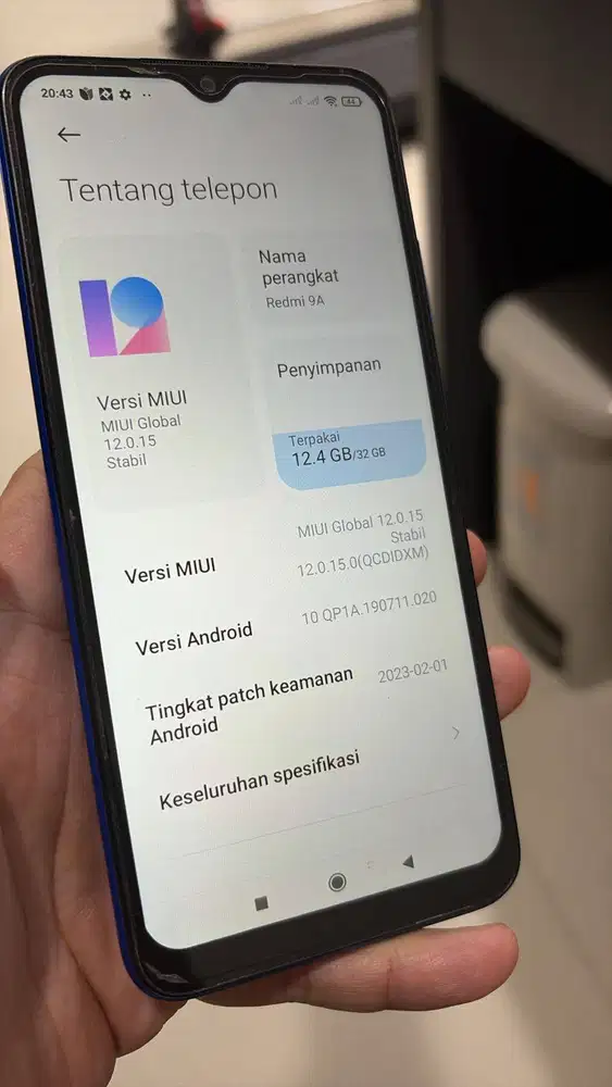 [MURAH] Redmi 9A 2/32GB Biru - 200rb Saja (Minus Tombol)