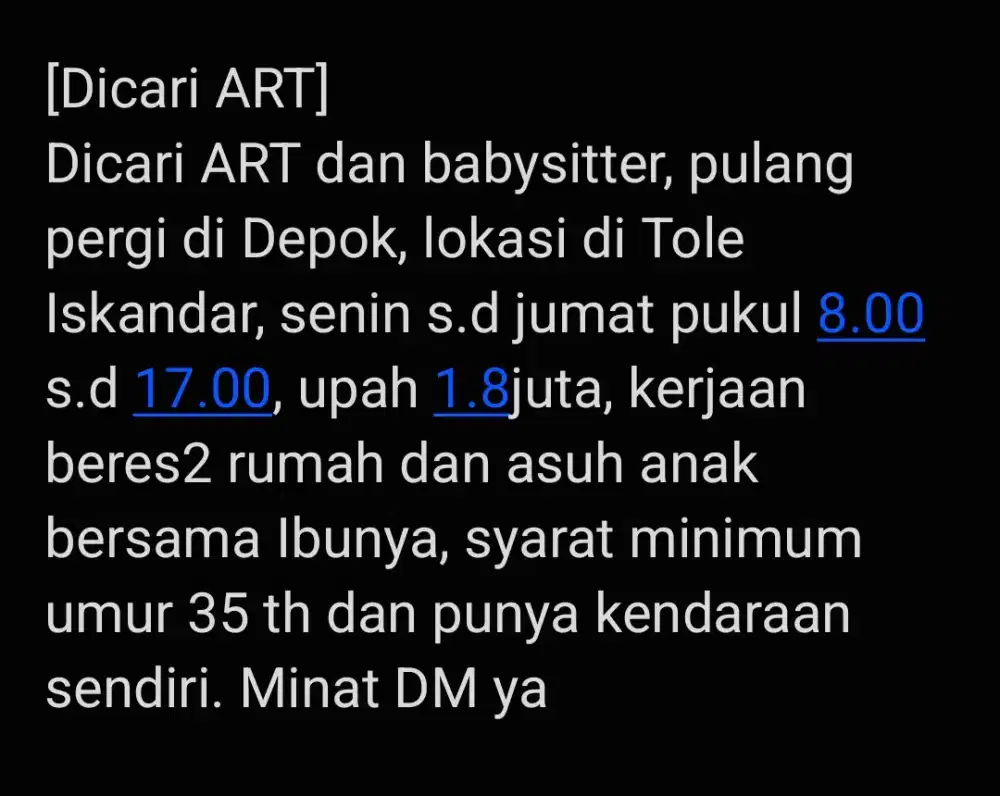 ART dan Babysitter