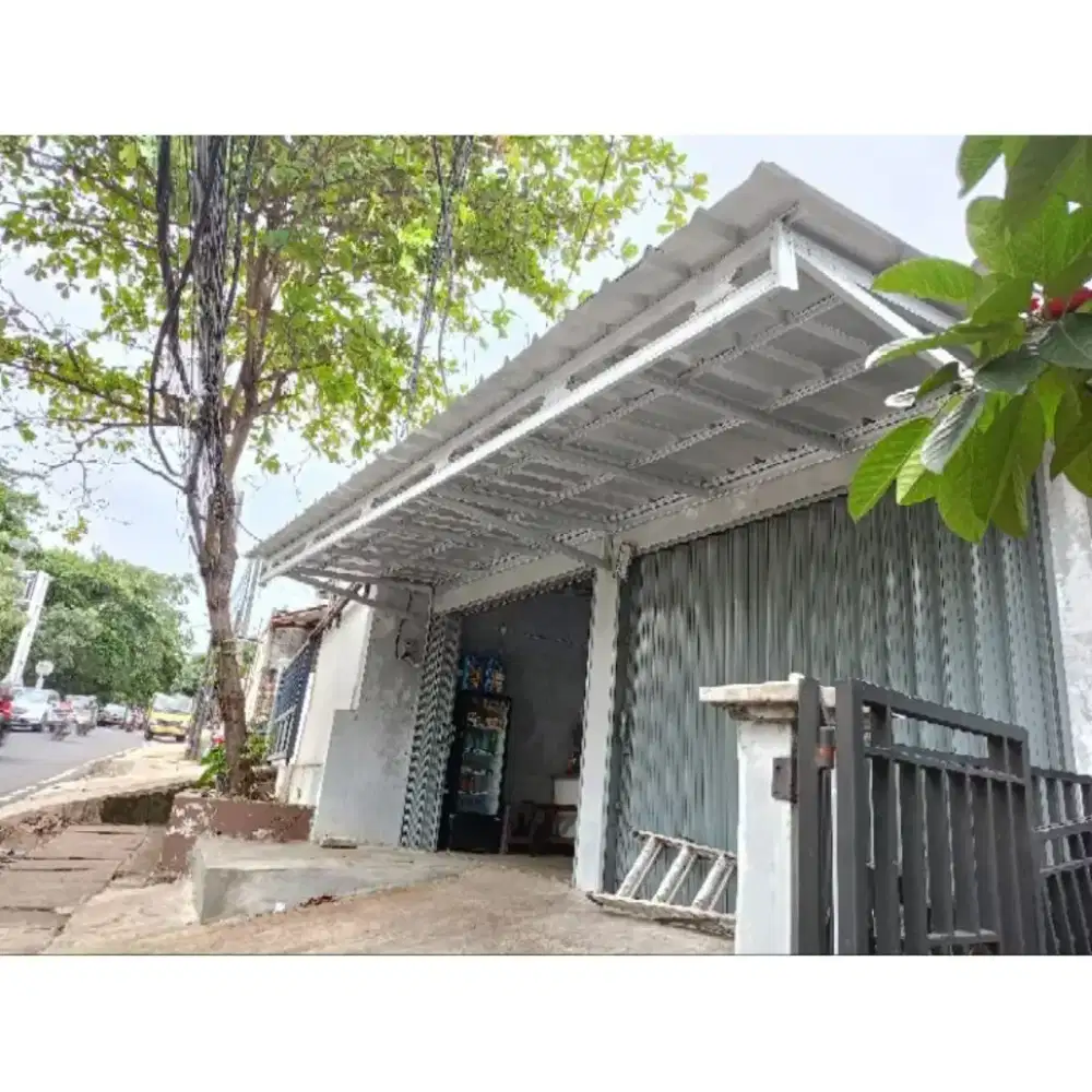 Kanopi gantung tanpa tiang depan