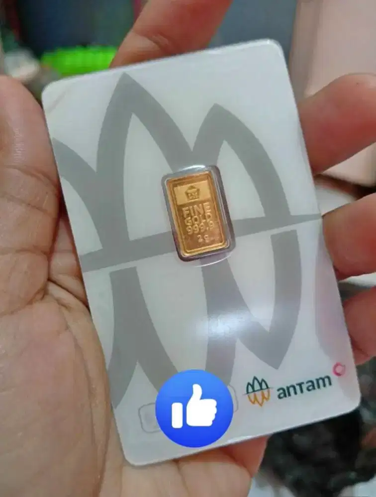Antam 2gr original ada surat