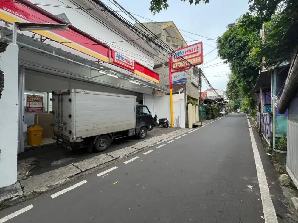 Dijual Ruko Tersewa Alfamart berjalan 15 tahun Jl. Swadaya 1 no.3A Manggarai, Tebet Jakarta Selatan