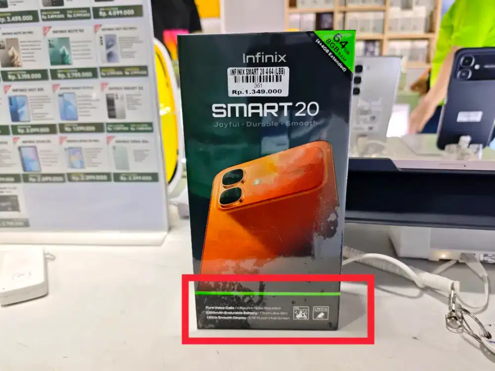 INFINIX SMART 20 RAM 4/64GB ATLANTIS DAHSYAT