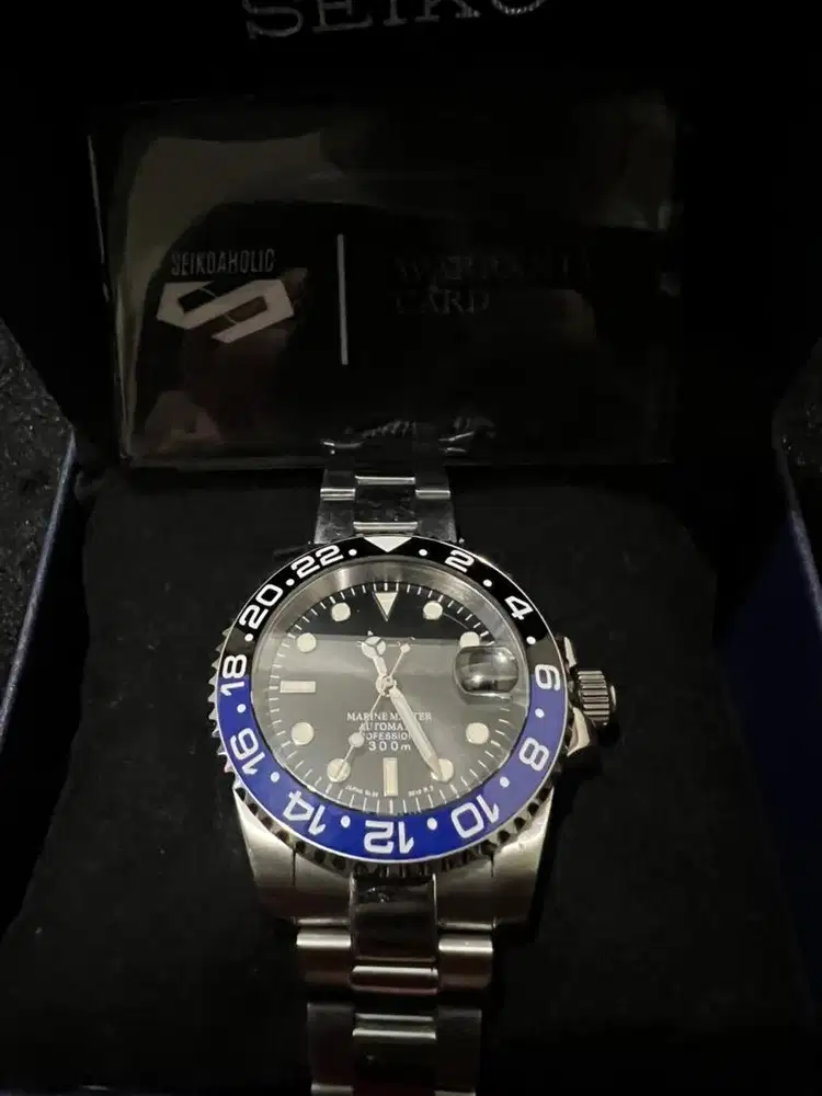 Seiko Mod watch NH35 Batman