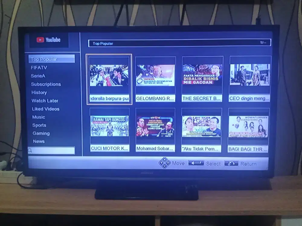 Tv led 32 in LG bisa YouTube