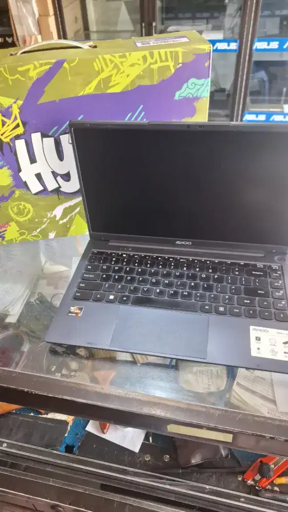 Axioo Gaming Hype 5 AMD Ryzen 5- 5500U Ram 8GB ssd 256GB Vga Radeon