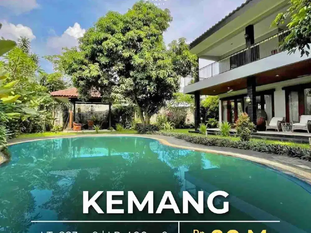 LUXURIOUS MODERN TROPICAL HOUSE
DALAM COMPOUND di KEMANG JAKARTA SELATAN