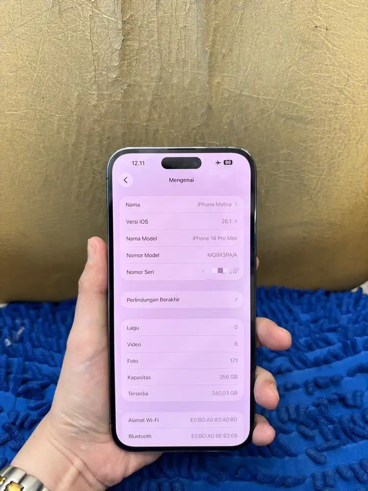 Iphone 14 promax 256 gb second ibox murah