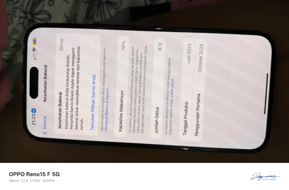 Saya mau jual hp iPhone 15 plus