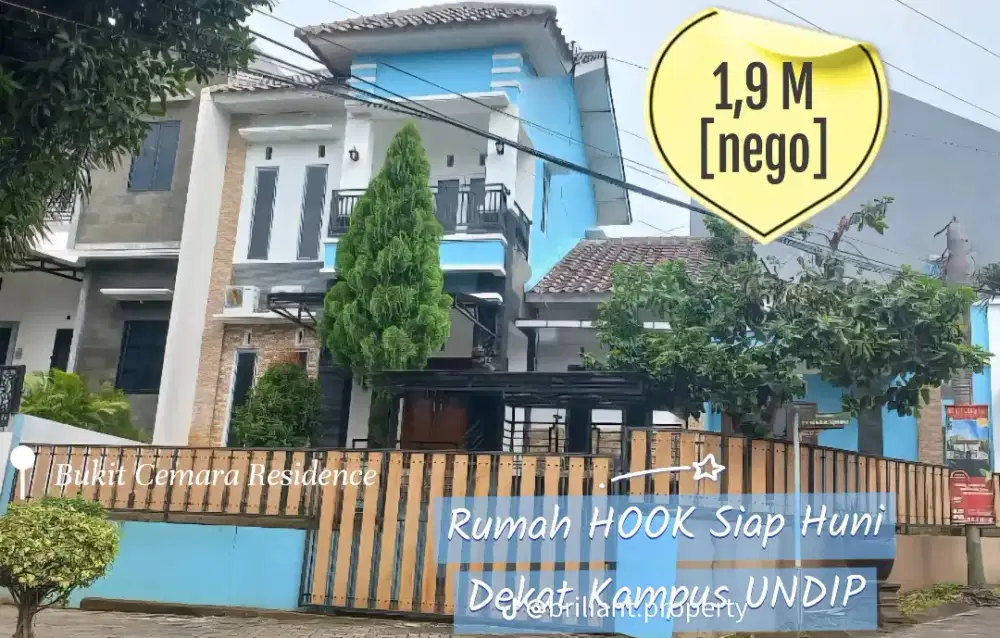 RUMAH CANTIK DI KAWASAN UNDIP TEMBALANG SEMARANG