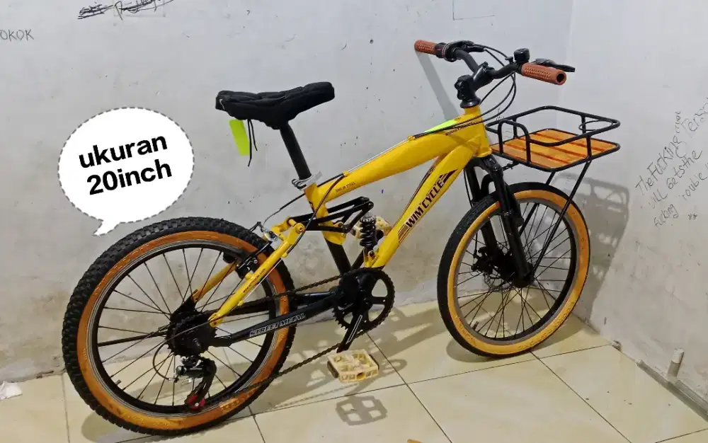 Sepeda bekas wimcycle FISHBONE 20inch