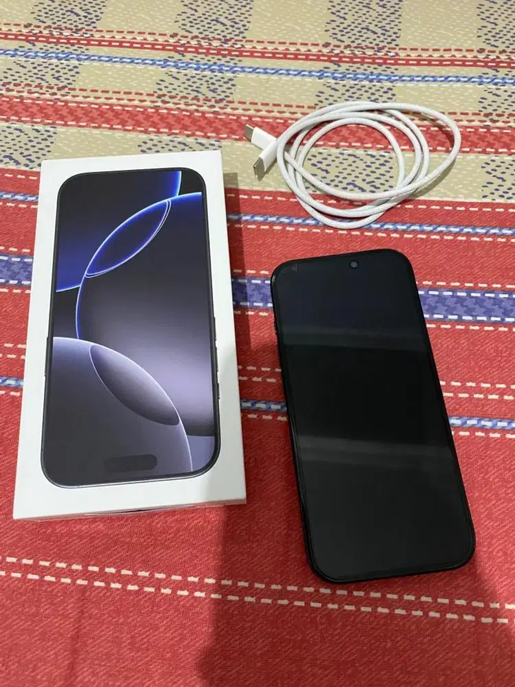 jual iphone 16 pro 128 black ibox