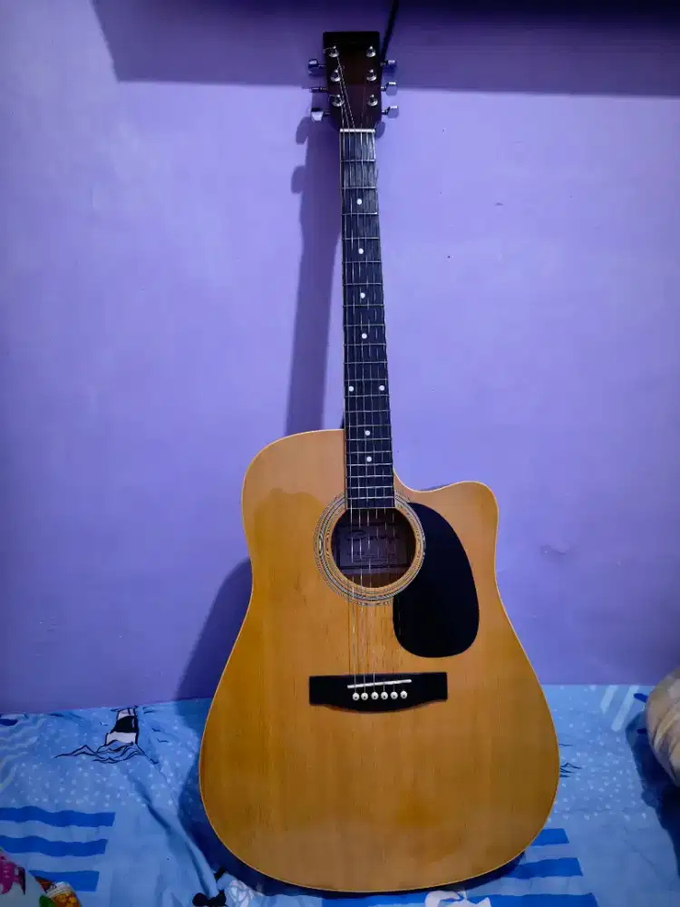 Gitar string caraya + bonus senar baru