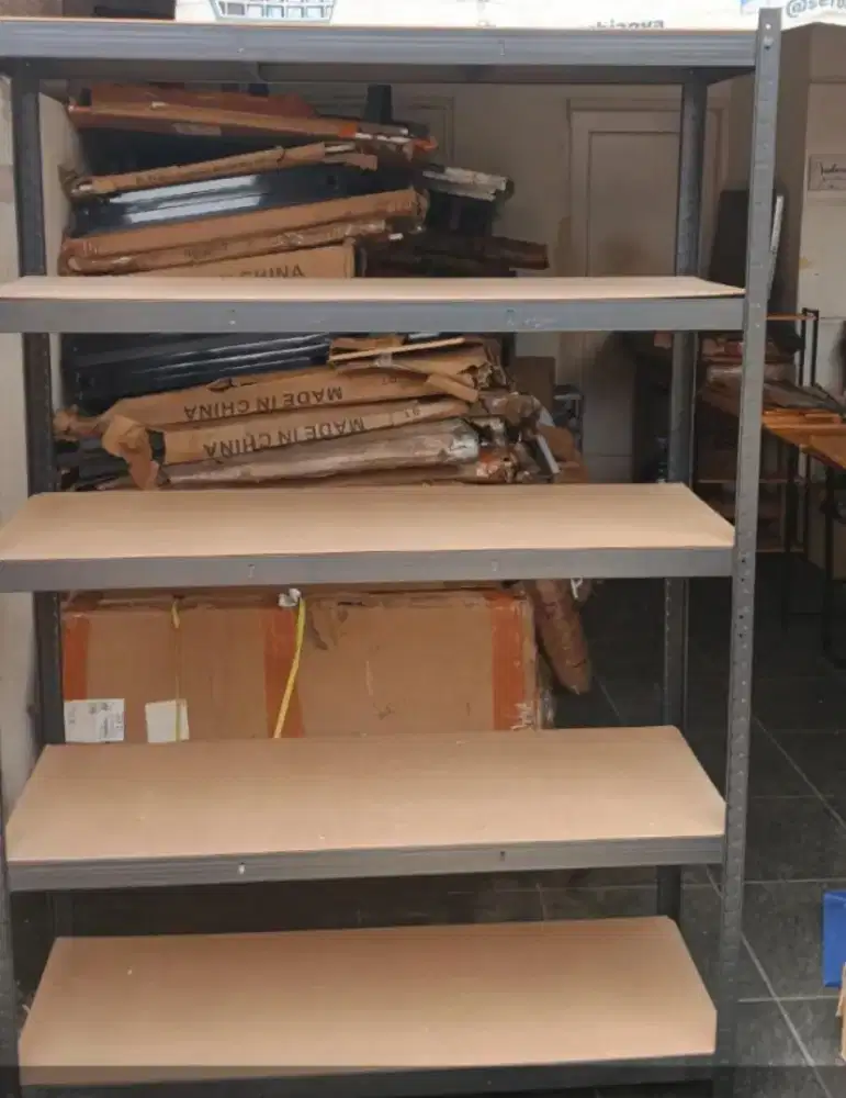 Rak susun baja ringan 5 tingkat