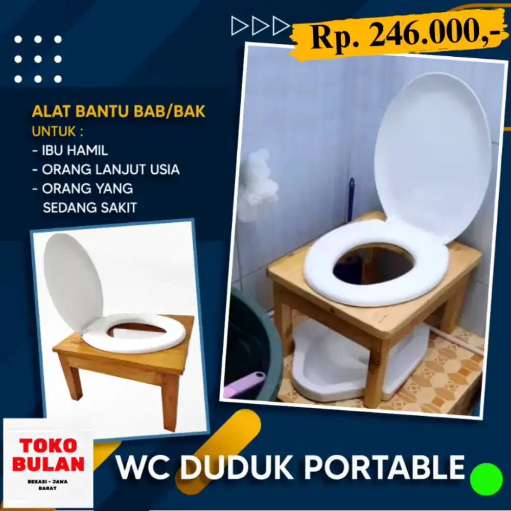 Wc duduk portabel